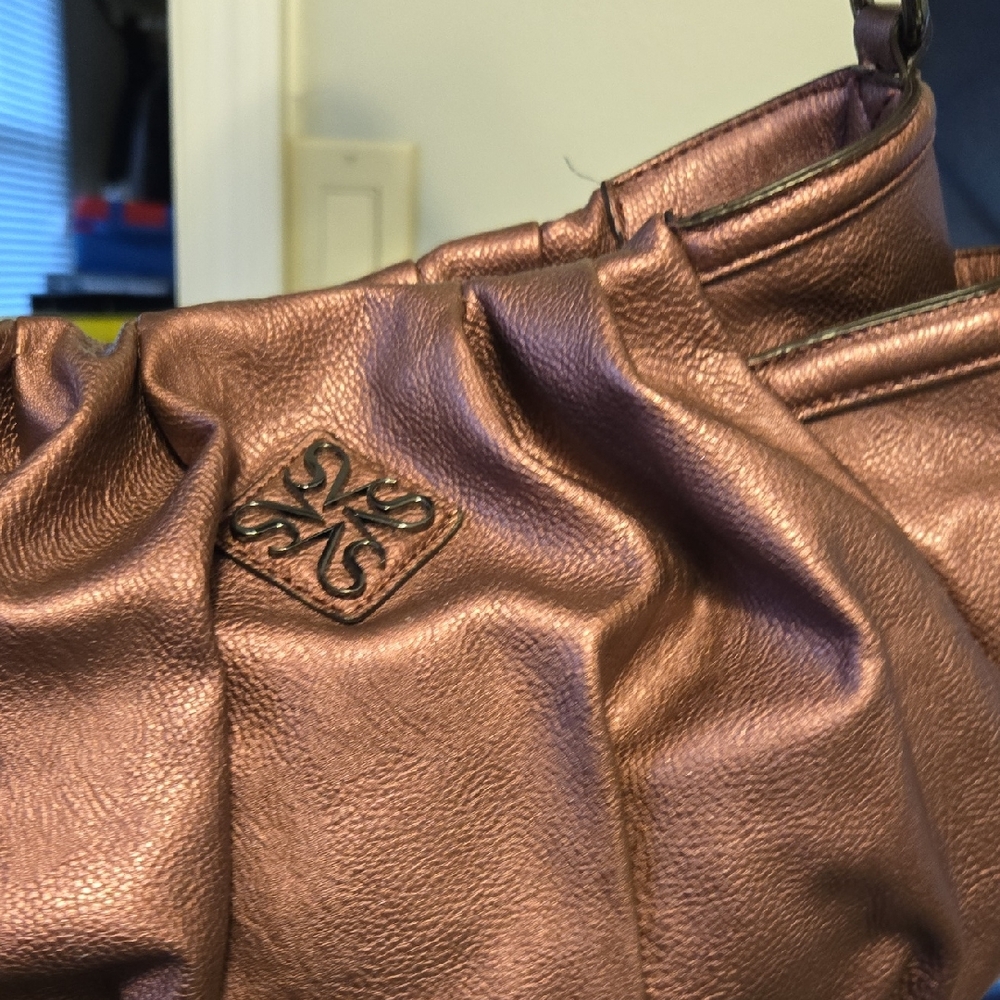 SKS Metallic Bronze Handbag